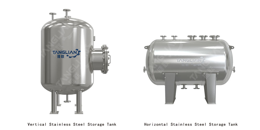 Stainless steel storage tank