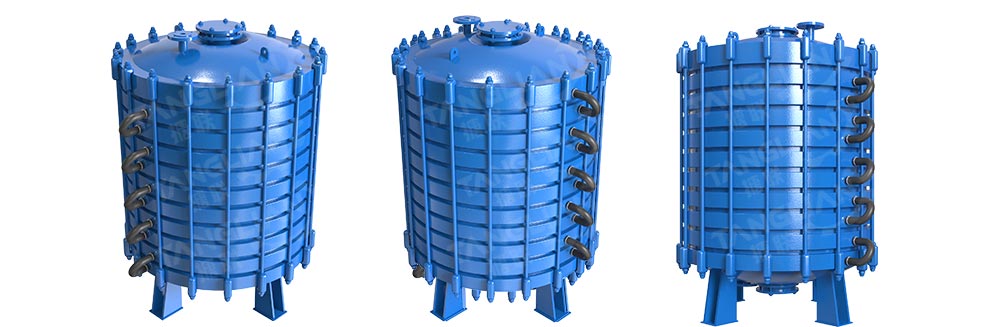 Disk Type Glass Lined Condenser