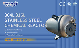 304L 316L Stainless Steel Chemical Reactor