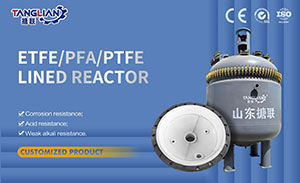 ECTFE/ETFE/PFA/PTFE Lined Reactors From Top PTFE Manufacturer In China