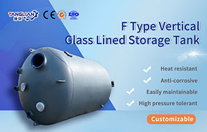 3000-50000L Vertical F Type enamel tank