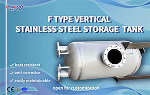 F Type vertical Stainless Steel Storage Tank