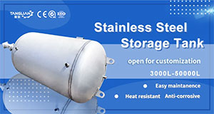 6300L Stainless Steel SS304/321/316L chemical storage tank