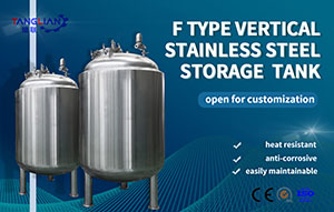F Type vertical Stainless Steel Storage Tank