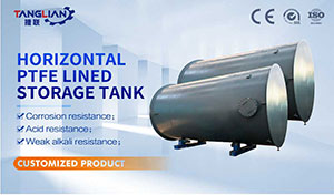 Customized Carbon Steel PTFE Lined High Pressure Storage Tanks Vessels