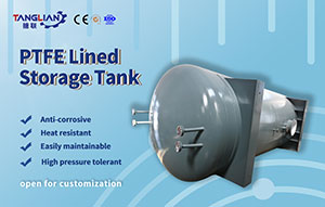 50L-50000L Acid Proof PTFE Lined Chemical Storage Tank