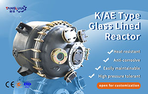K/AE Type Glass Lined (industrial enamel) Reactor /Glass Lined vessel