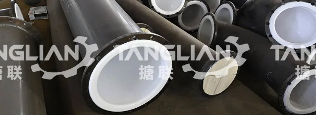 PTFE lined pipeline