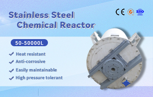 Stainless steel 1000L 20000L continuous stirred tank reactor industrial batch reactor