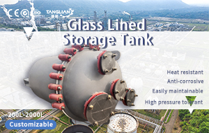 Hot-Selling Fully Customized Industrial Chemical Top Pressure Vessels Glass Lined Storage Tank